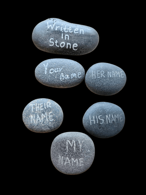 012. Name stones
